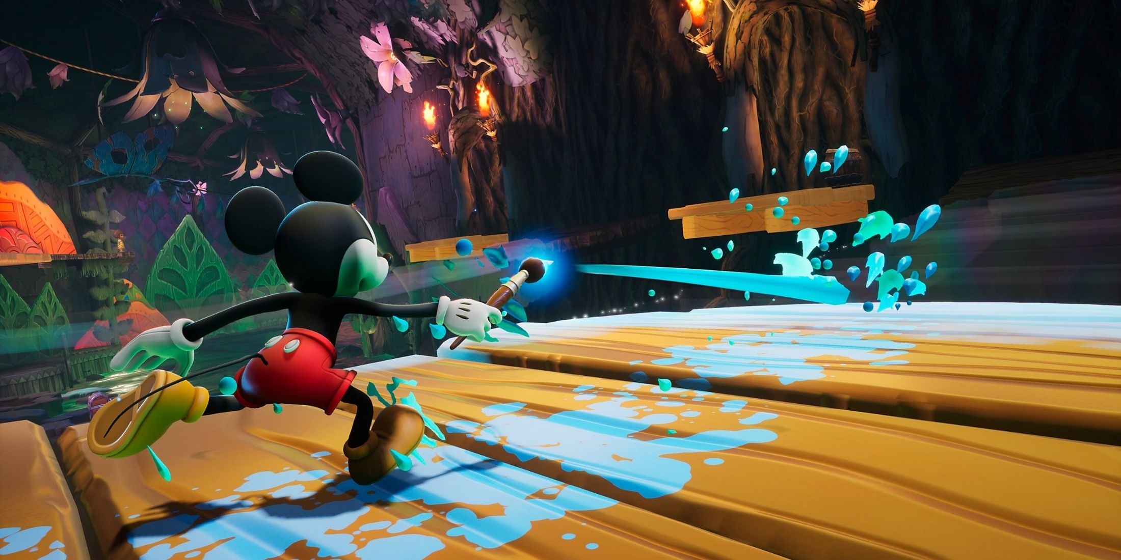 Gameplay from Disney Epic Mickey: Rebrushed