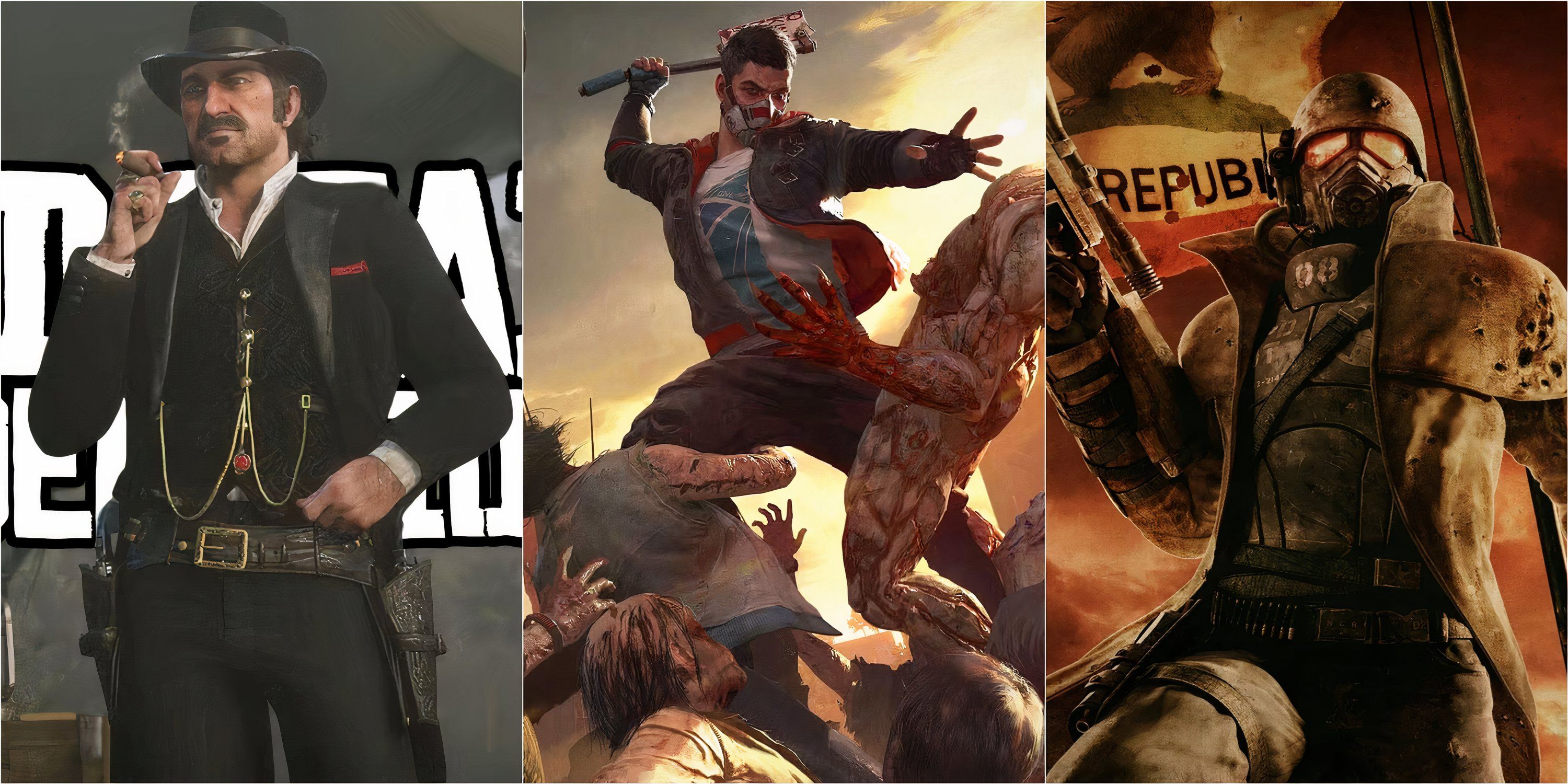 Red Dead Redemption 2, day light 2, Fallout Vegas