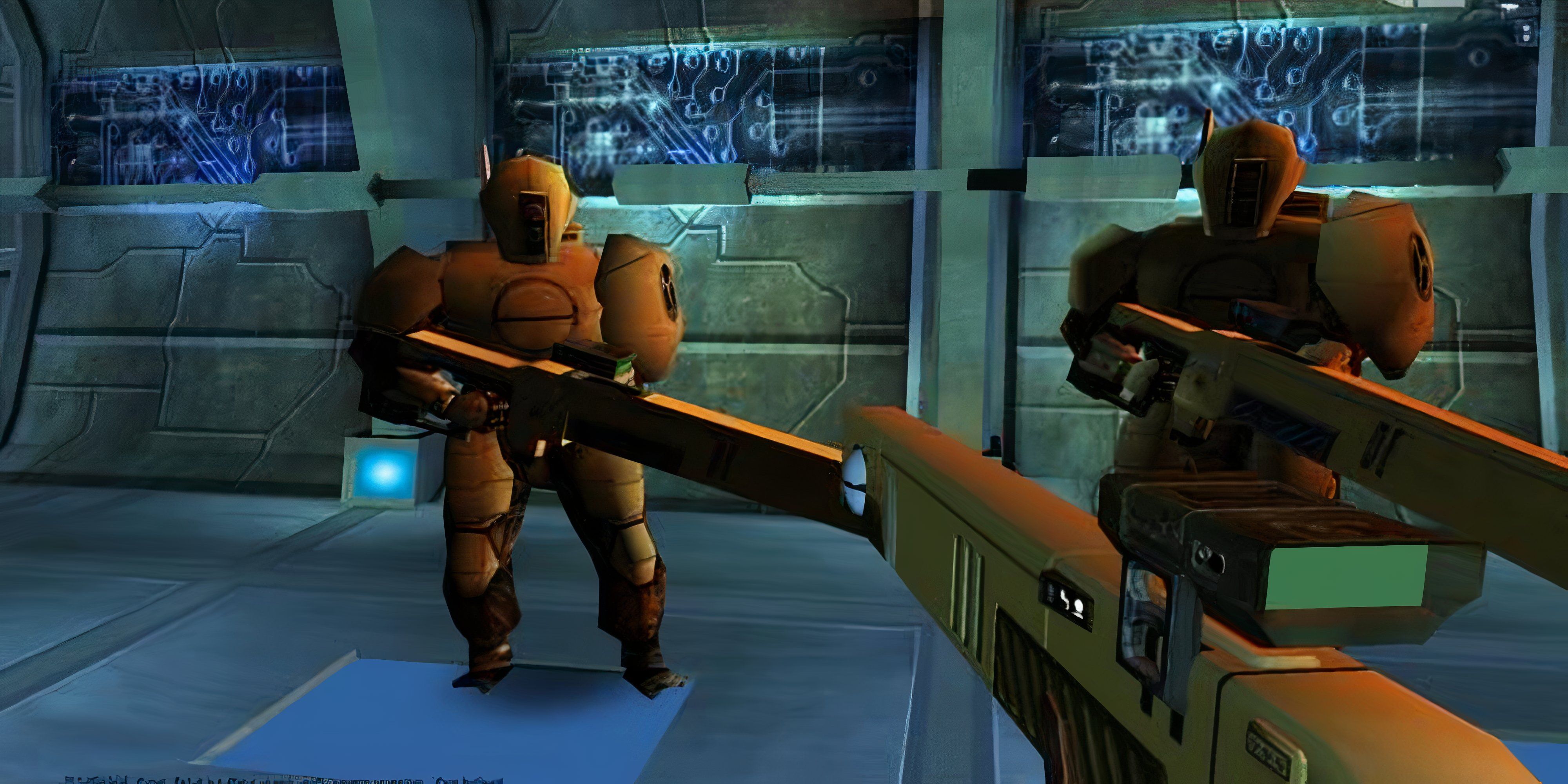 8 Best Warhammer FPS Games, Ranked two tau warriors