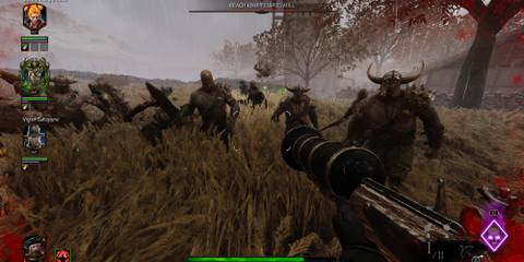 8 Best Warhammer FPS Games, Ranked aiming a gun at chaos enemies