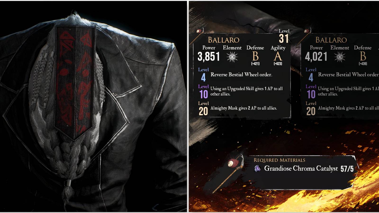 Monoco and the Ballaro weapon in Clair Obscur Expedition 33