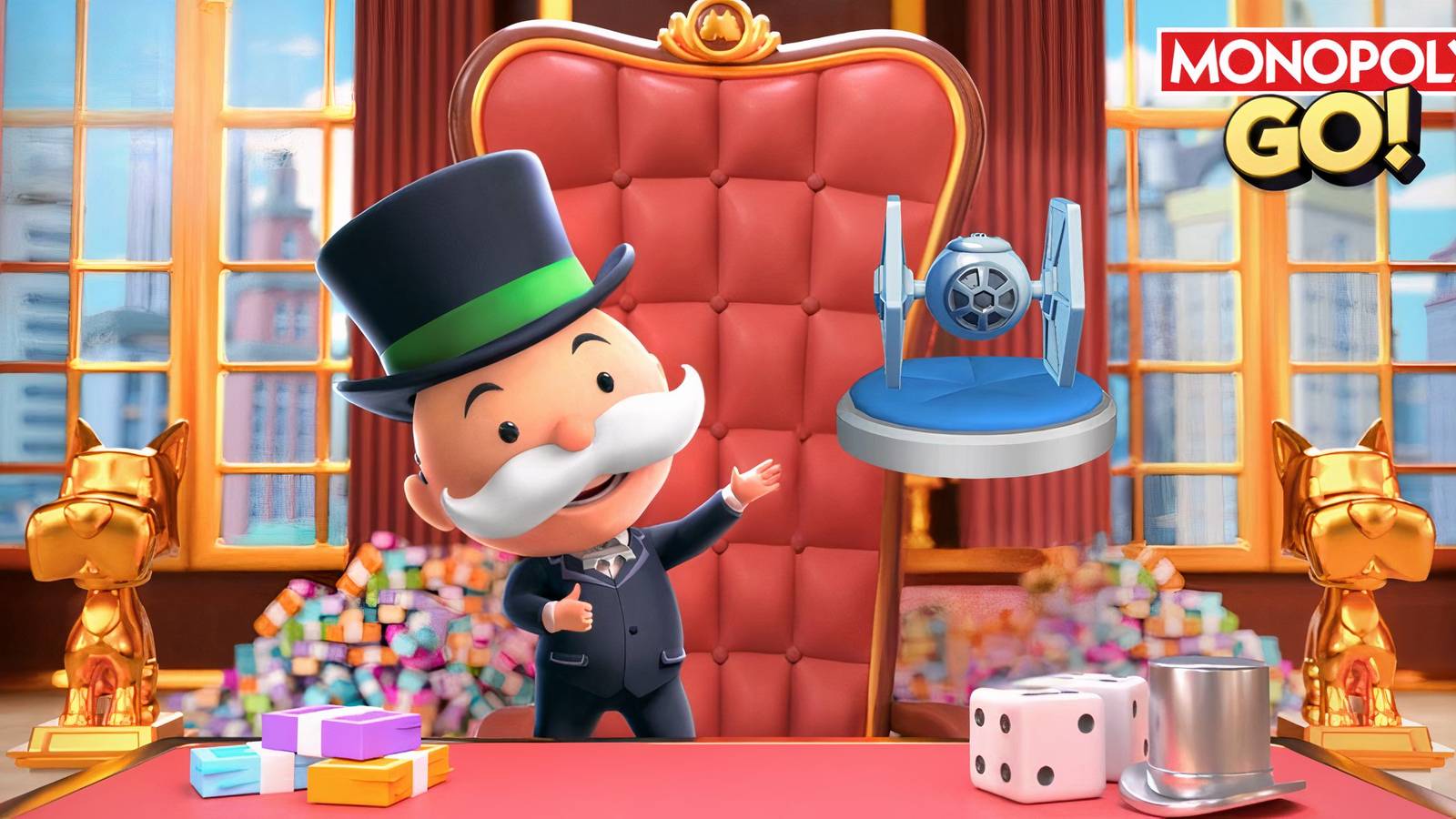 Monopoly GO TIE Fighter Token