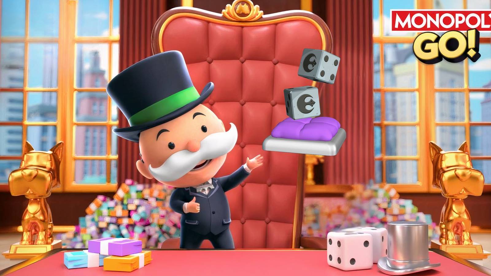 Monopoly GO Rebel Alliance & Holocron Dice Skins