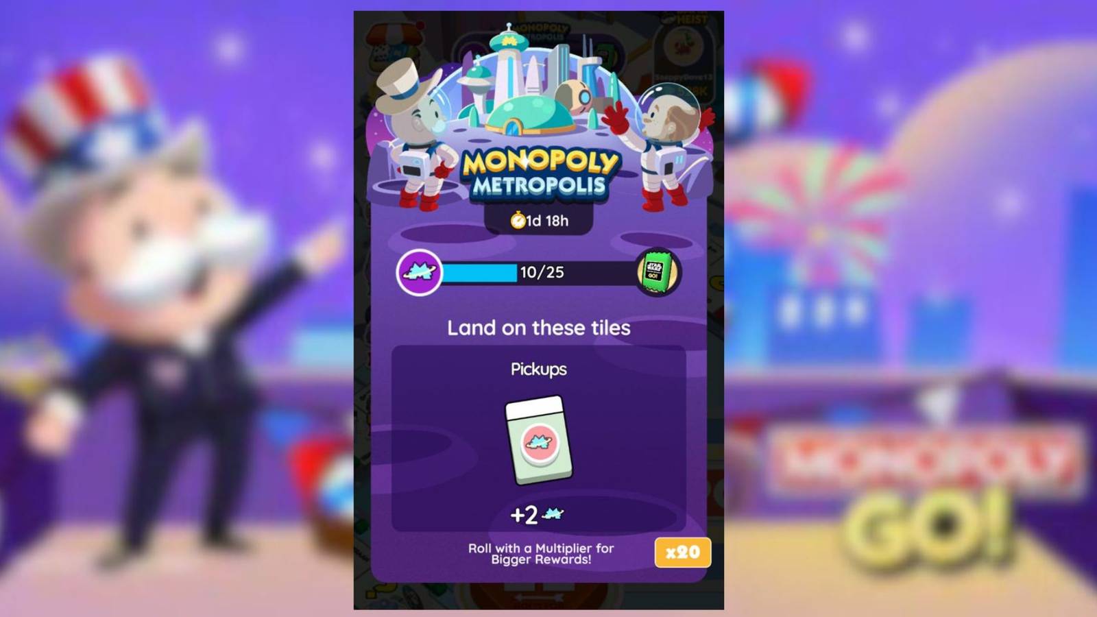 monopoly metropolis monopoly go