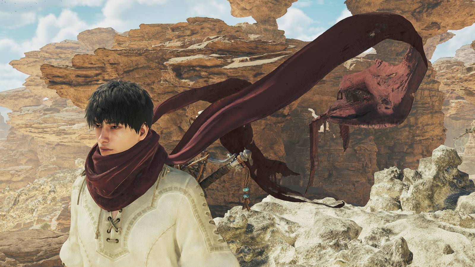 Monster Hunter Wilds Sealed Dragon Cloth Scarf Header