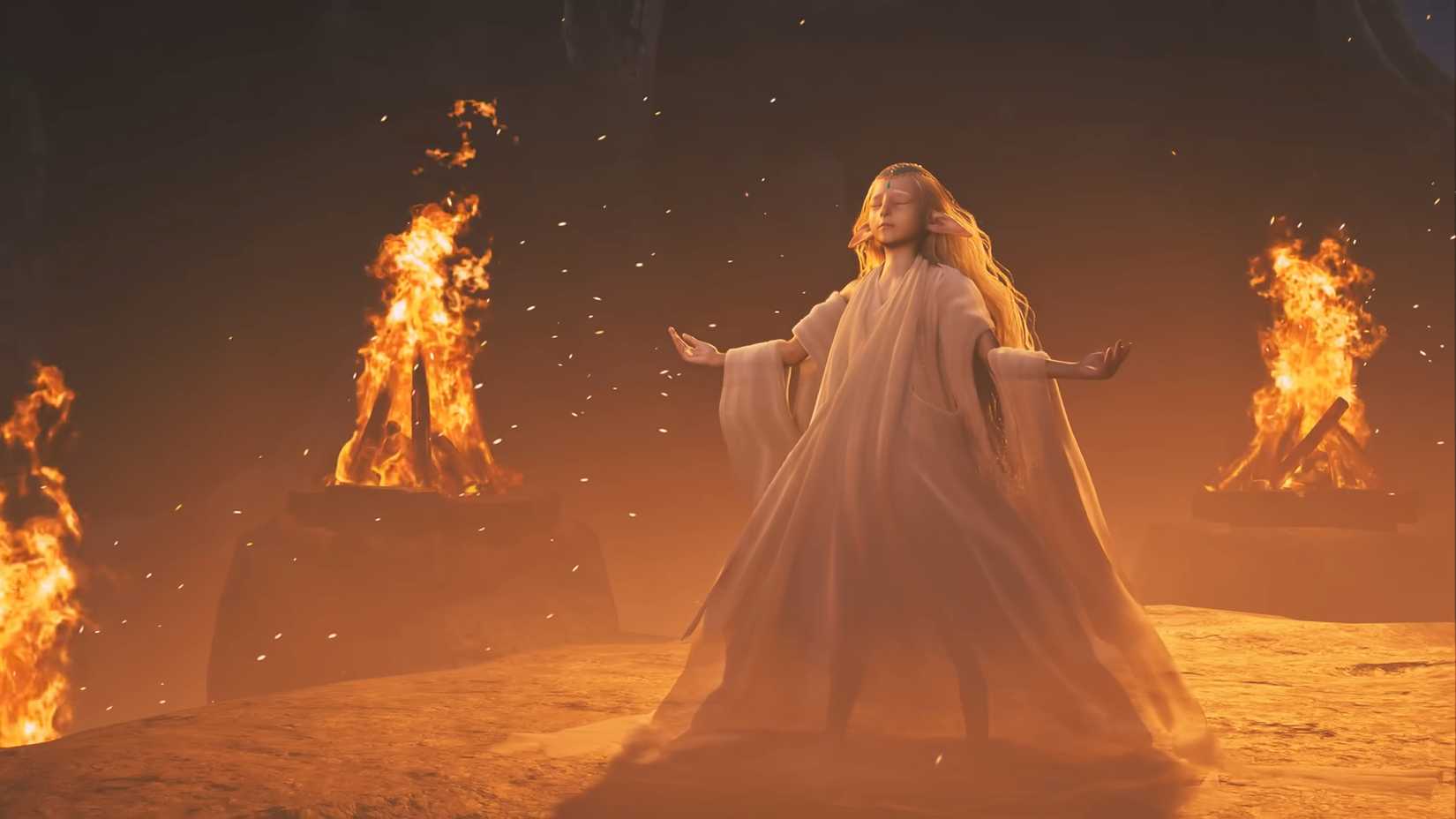 MH Wilds Diva singing on stage