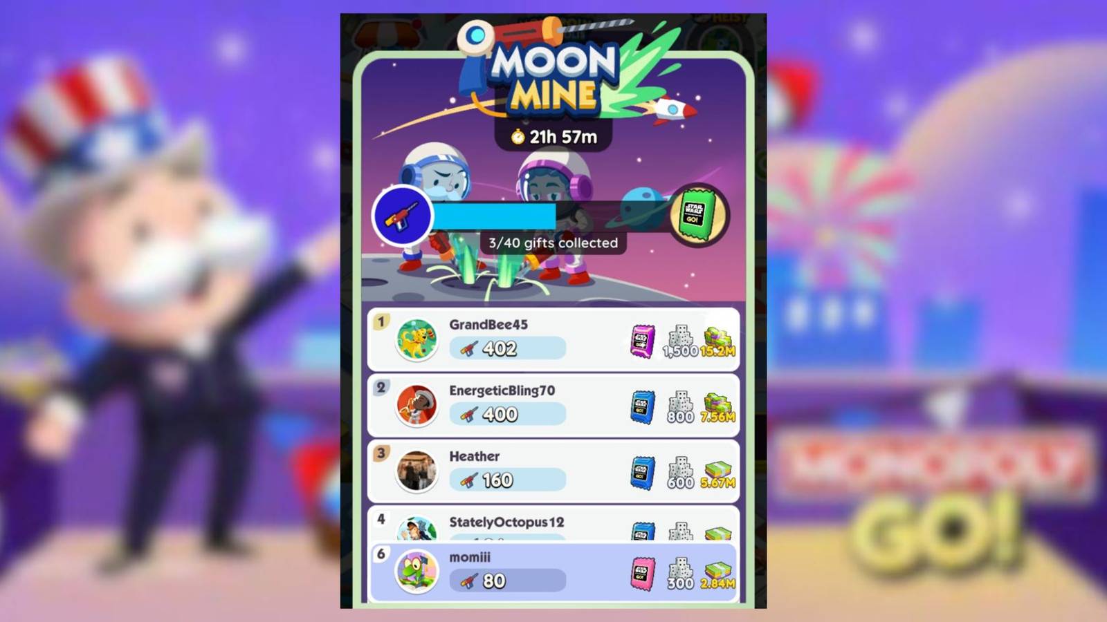 moon mine monopoly go
