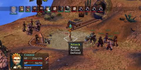 Moving on a map in Vandal Hearts Flames Of Judgement