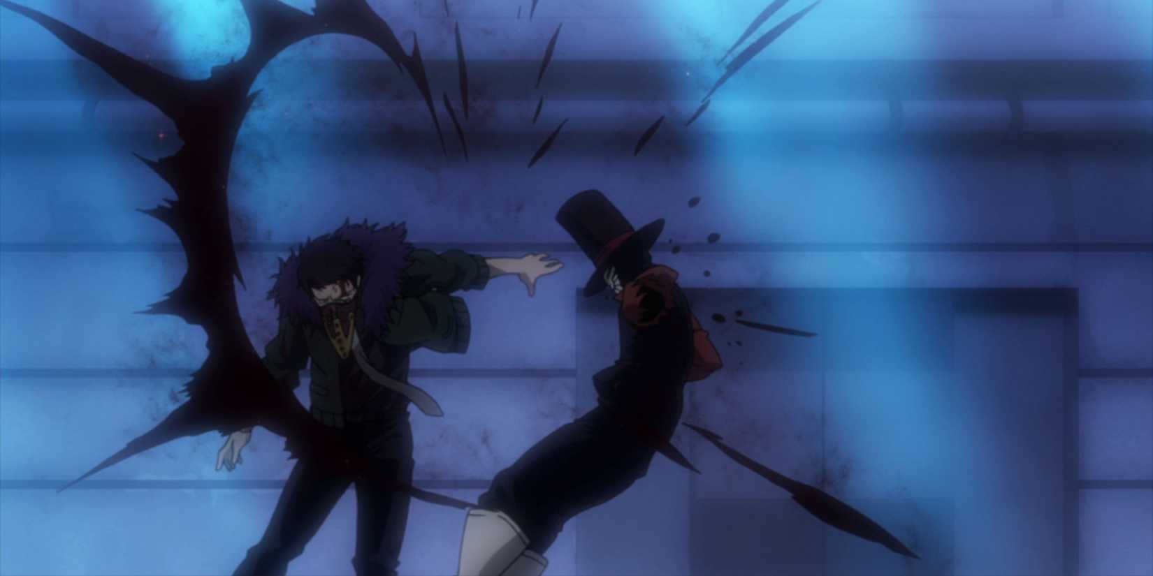 Mr. Compress gets his arm destroyed by Overhaul - My Hero Academia