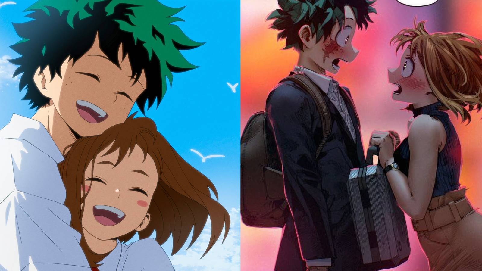 My Hero Academia Horikoshi IzuOcha Deku Ochaco Couple Bakudeku