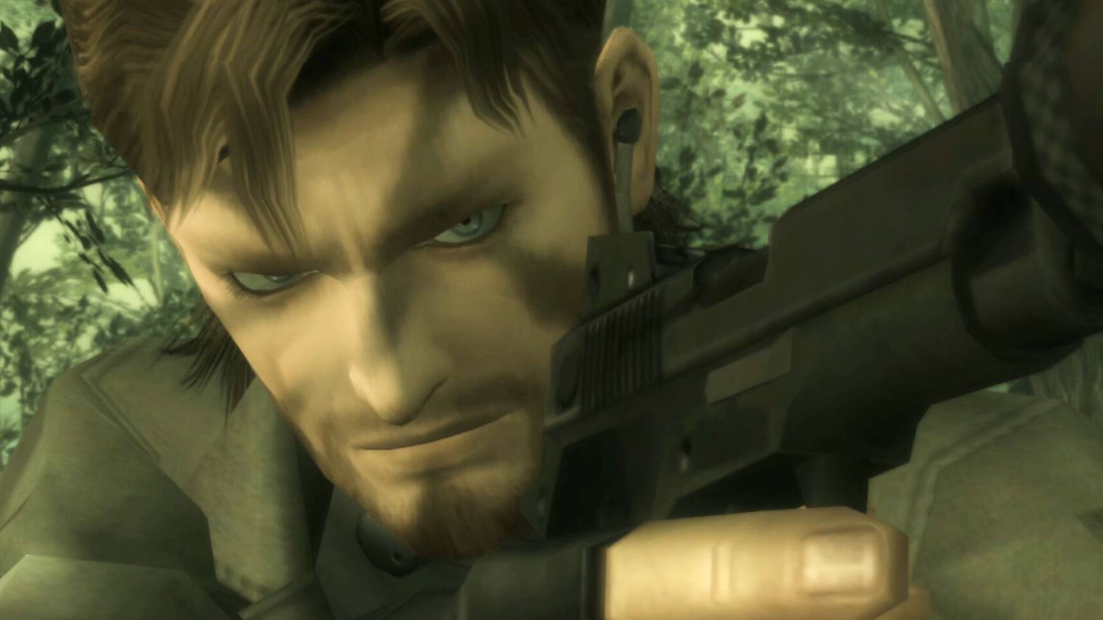 Naked Snake at the begginning of Metal Gear Solid 3 Snake Eater