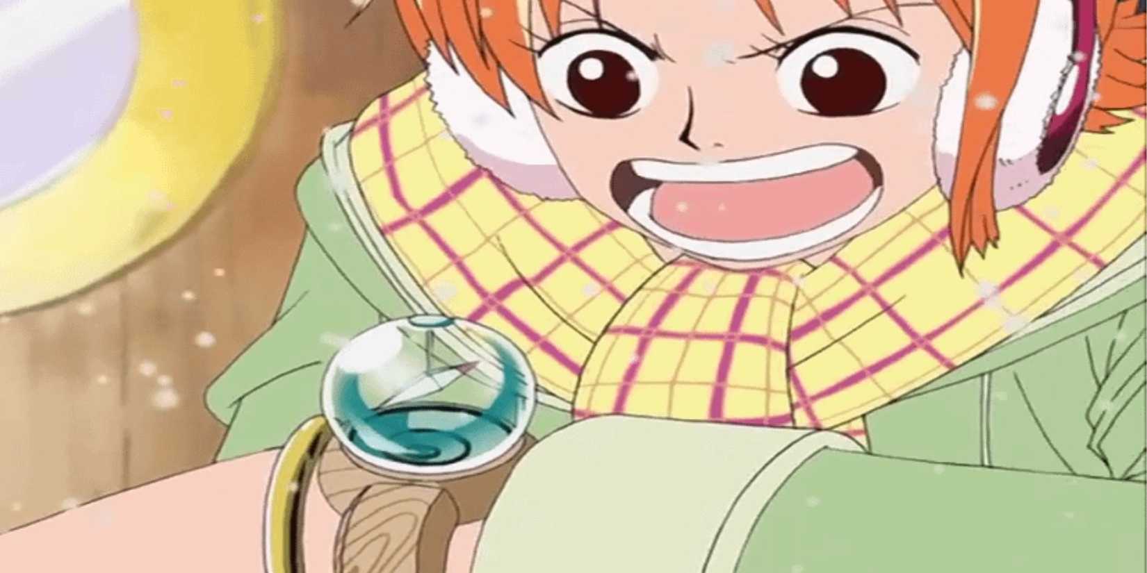 Nami reading her Log Pose - One Piece