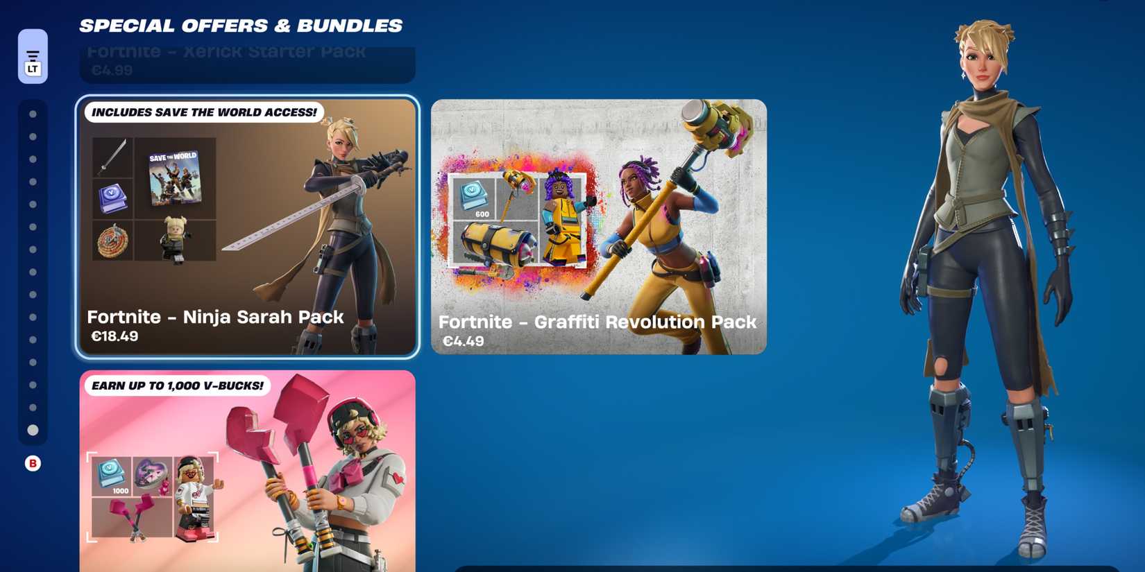 ninja sarah item shop