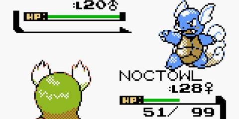 Noctowl vs Wartortle in Pokemon Gold