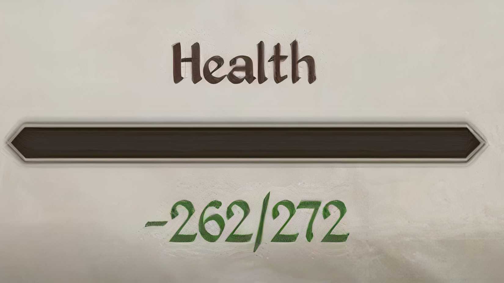 Oblivion Remastered Negative Health