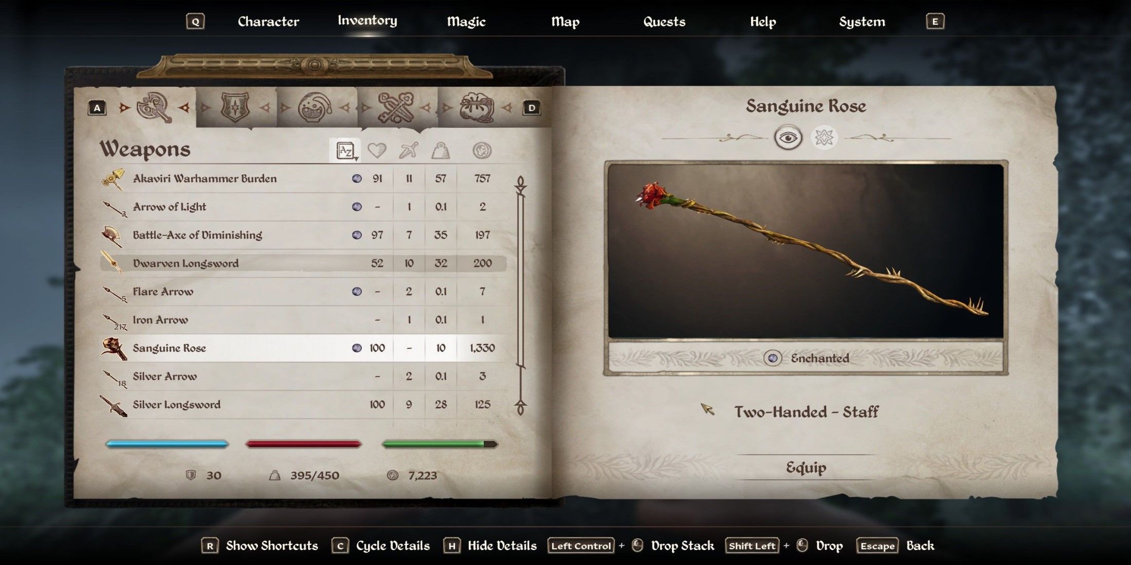 Oblivion remastered sanguine rose