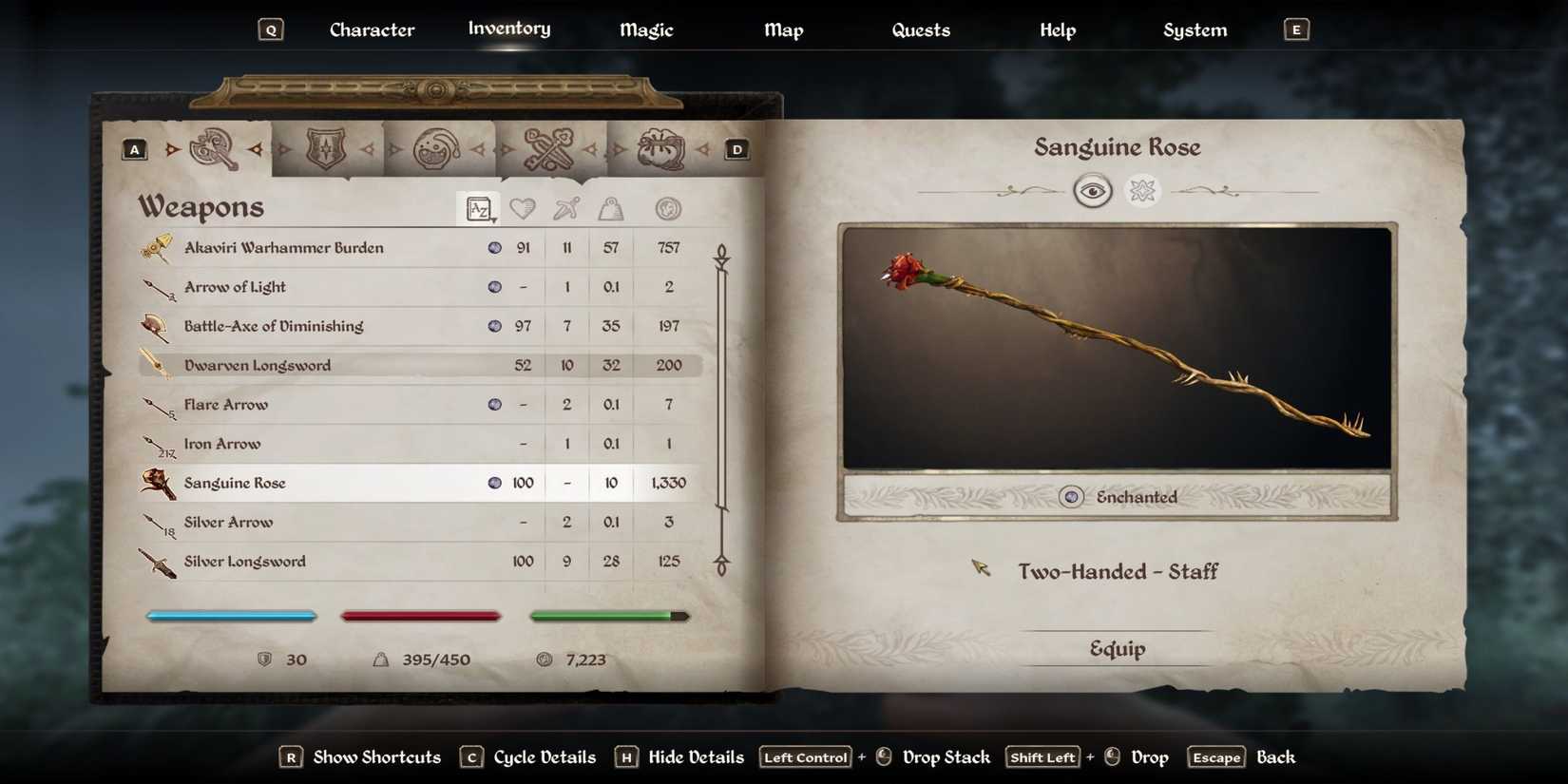 oblivion remastered sanguine rose
