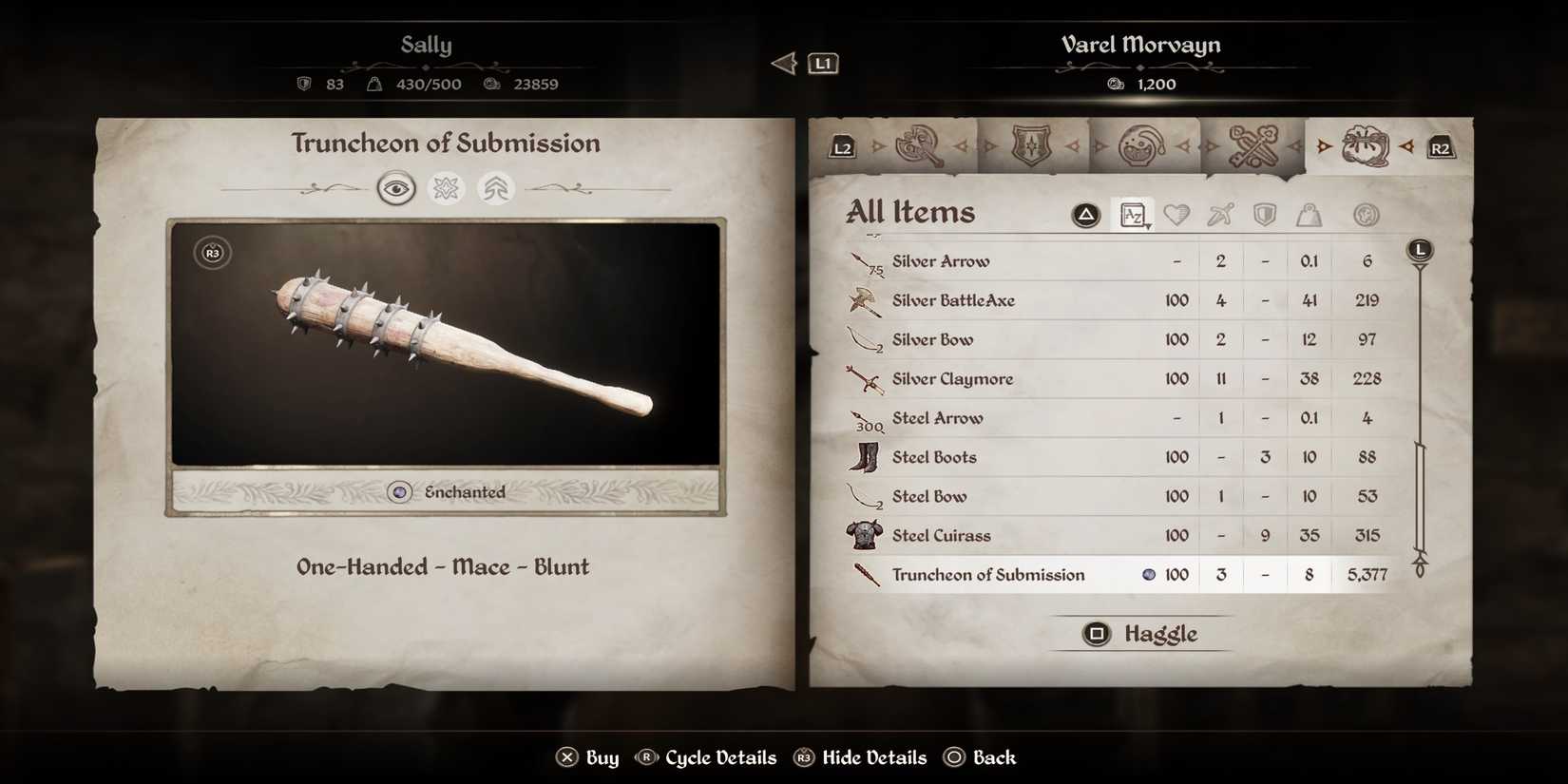 The Elder Scrolls 4 Oblivion Remastered Truncheon of Submission