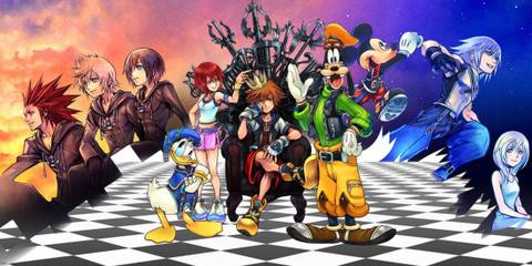 Official artwork of Kingdom Hearts 1.5 HD Remix