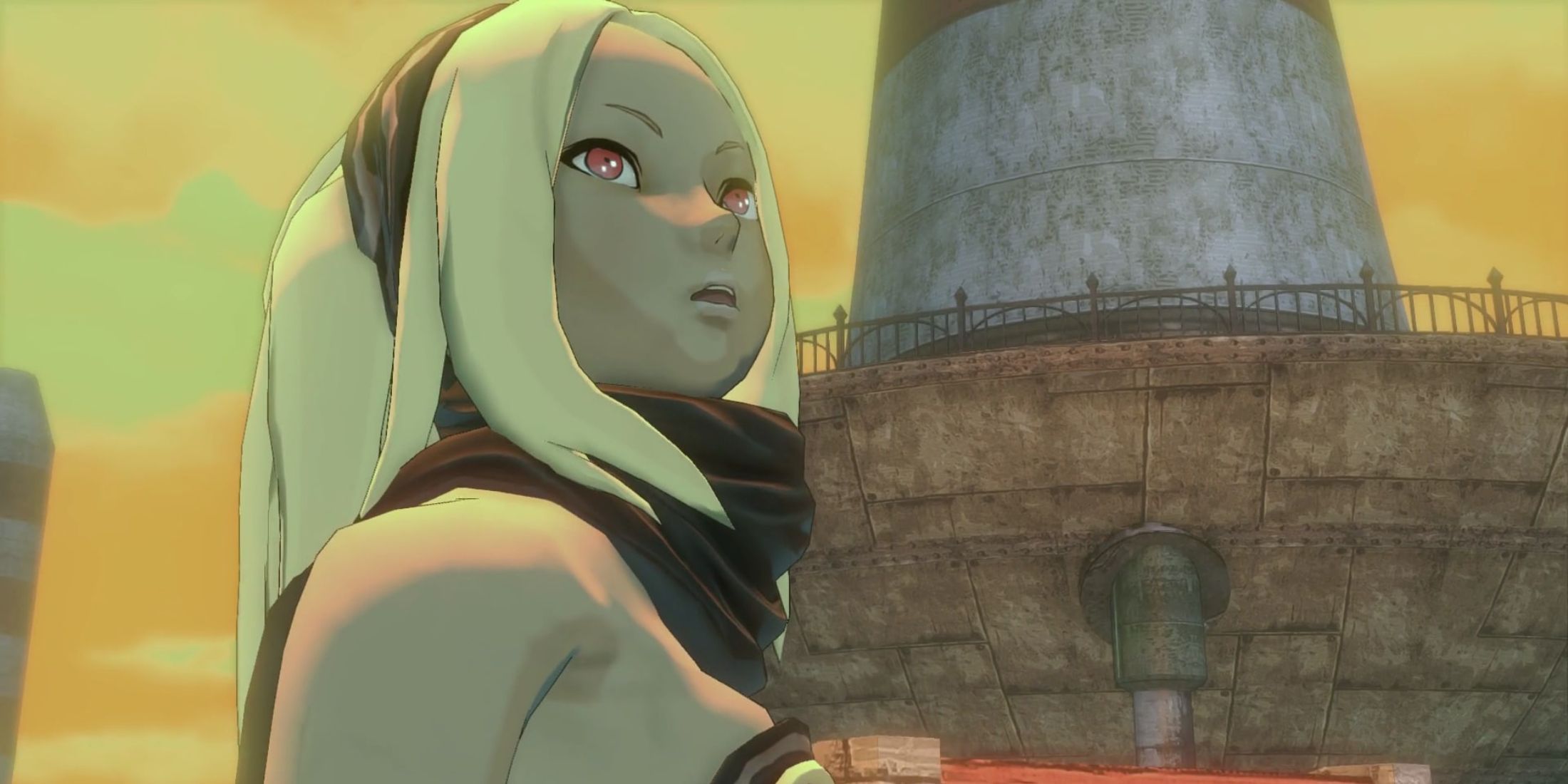 Official screenshot of Kat in Gravity Rush Remastered
