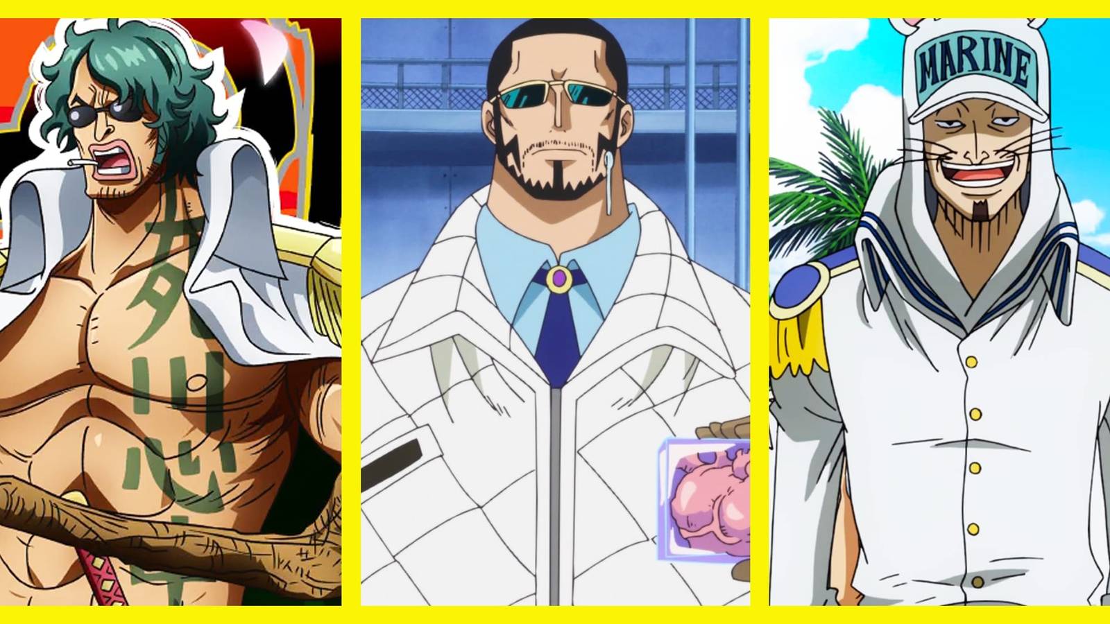 One Piece Marines Who Shouldnt be Marines Aramaki Vergo Nezumi