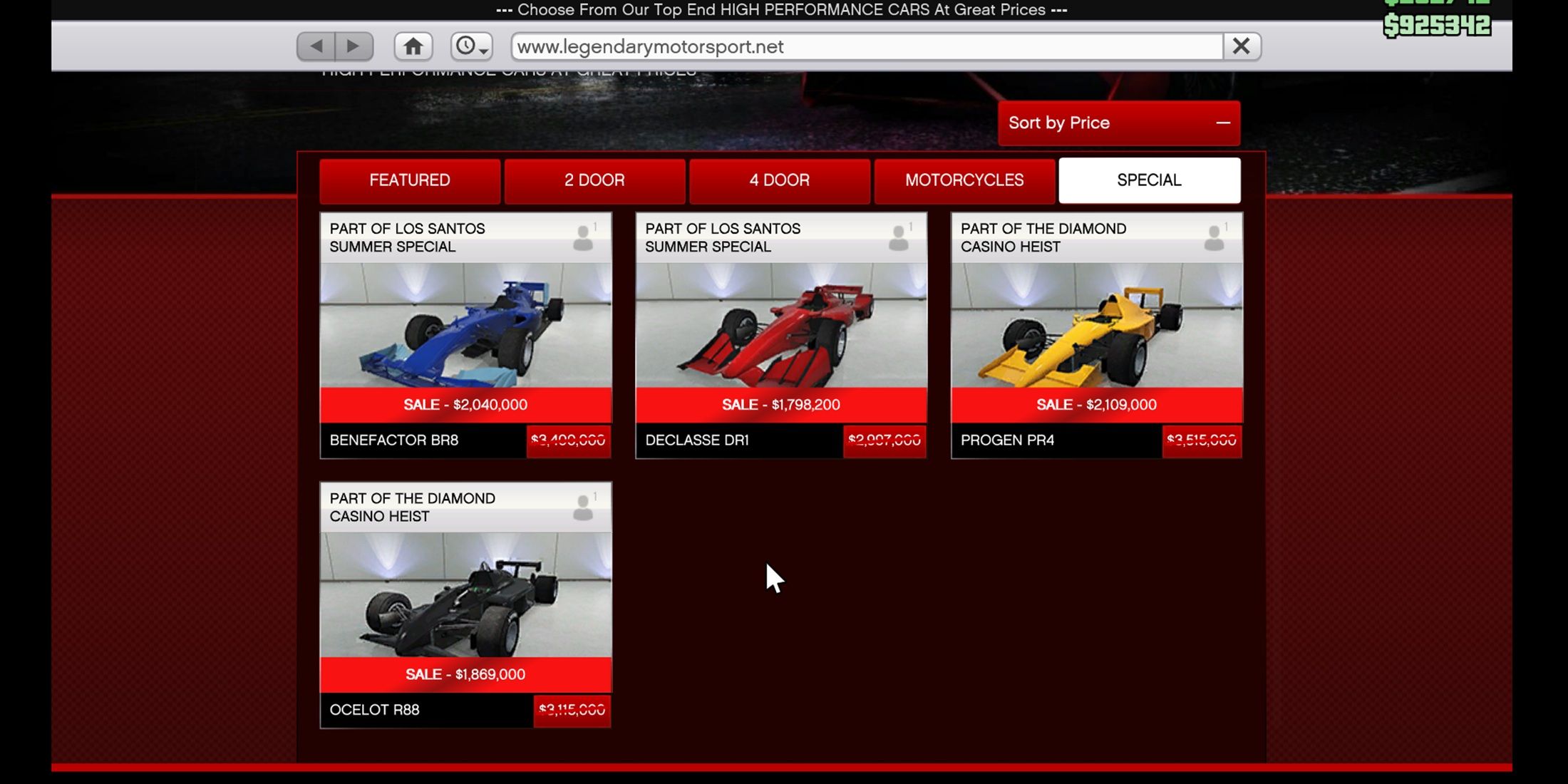 Open Wheel Lace Vehicle -GTA Online