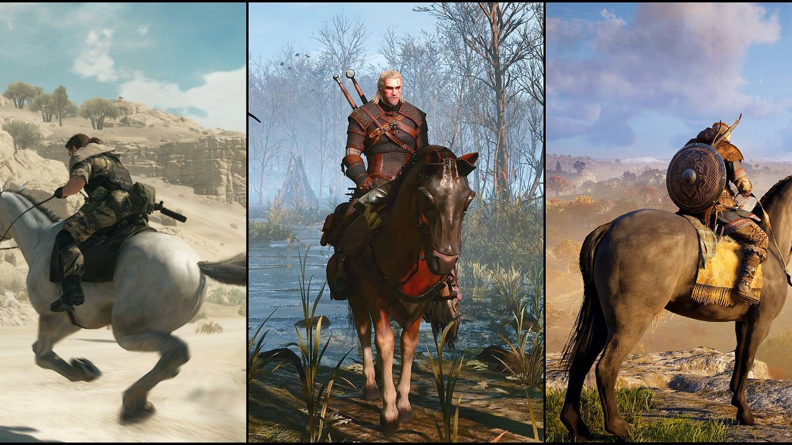Open-World Games With Numerous Explorable Maps Include MGS 5, Witcher 3, and AC Valhalla
