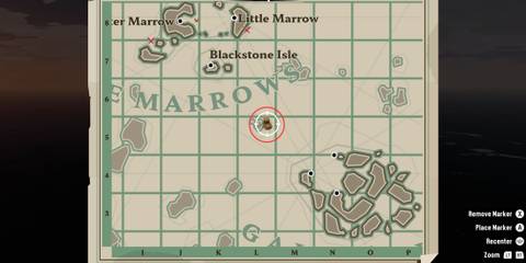 Ouroboros Flag map location in Dredge