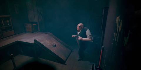 Out of Sight Clayton walks into room