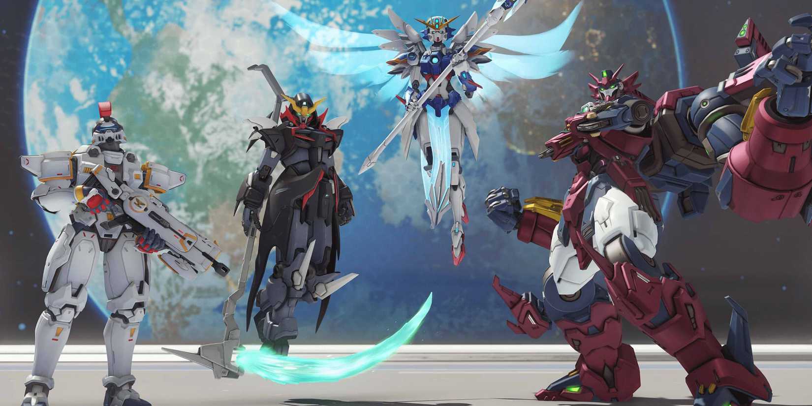 Wing Ripper Skin All Gundam Wing Crossover Collab Skins In Overwatch 2