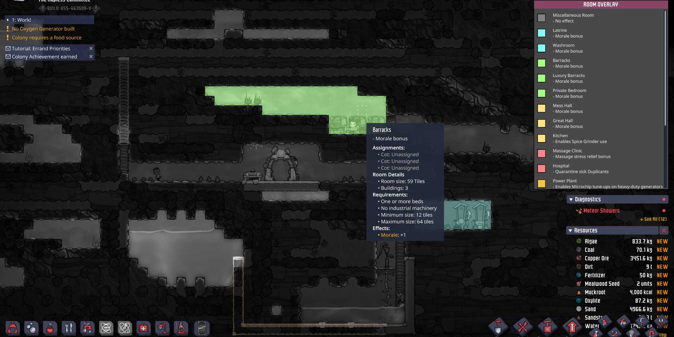 Basic Things Not Included Things To Do First In ONI - Oxygen Not Included