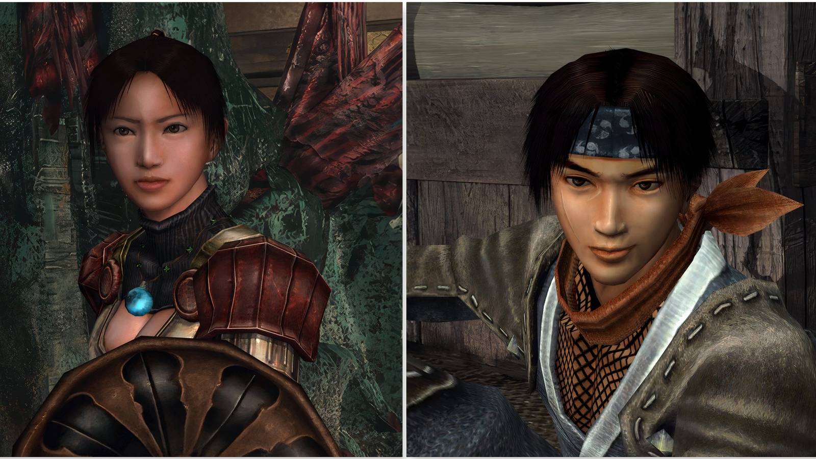 Oyu and Kotaro in Onimusha 2 Samurai’s Destiny