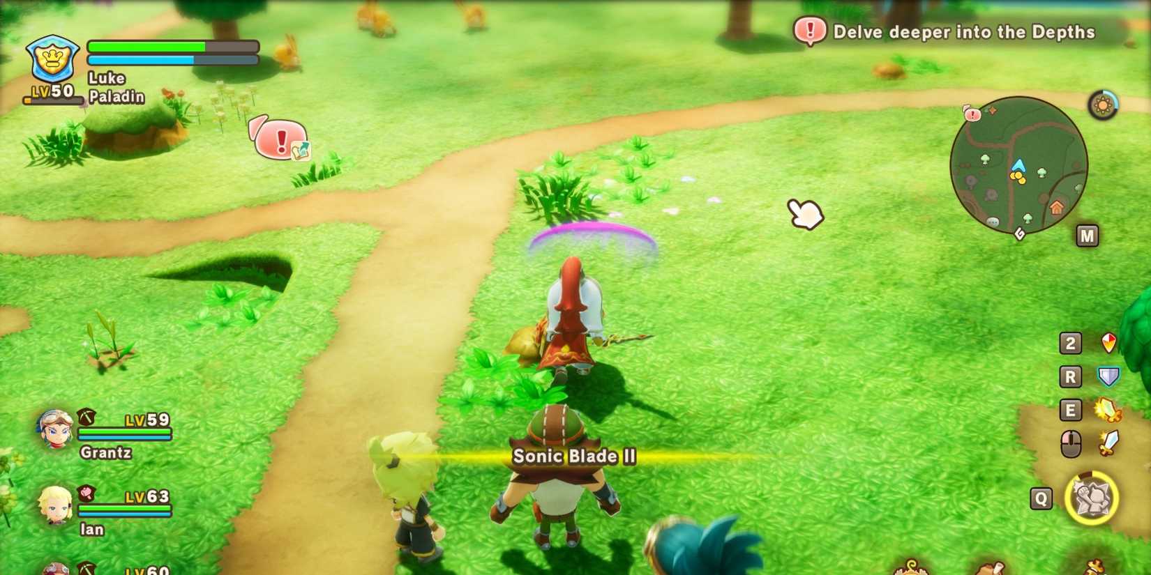 Paladin using Sonic Blade Fantasy Life i