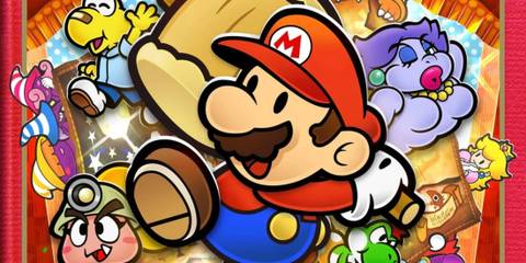 Partial box art for Paper Mario: The Thousand-Year Door for the Nintendo Switch