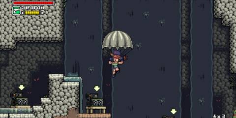 Parachuting in Mercenary Kings