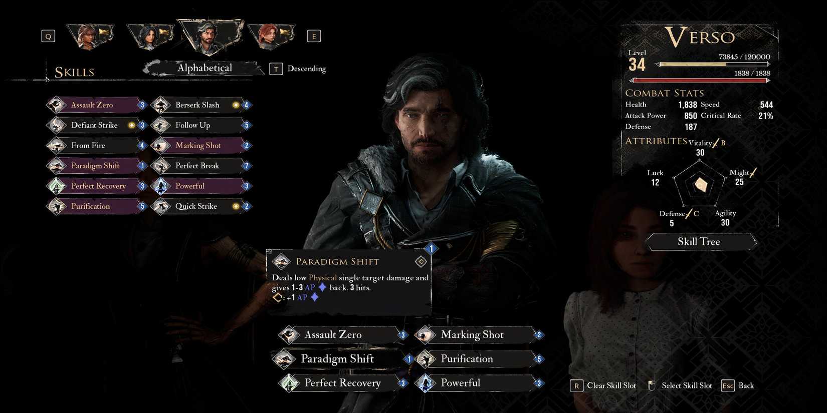 Paradigm Shift skill showcase