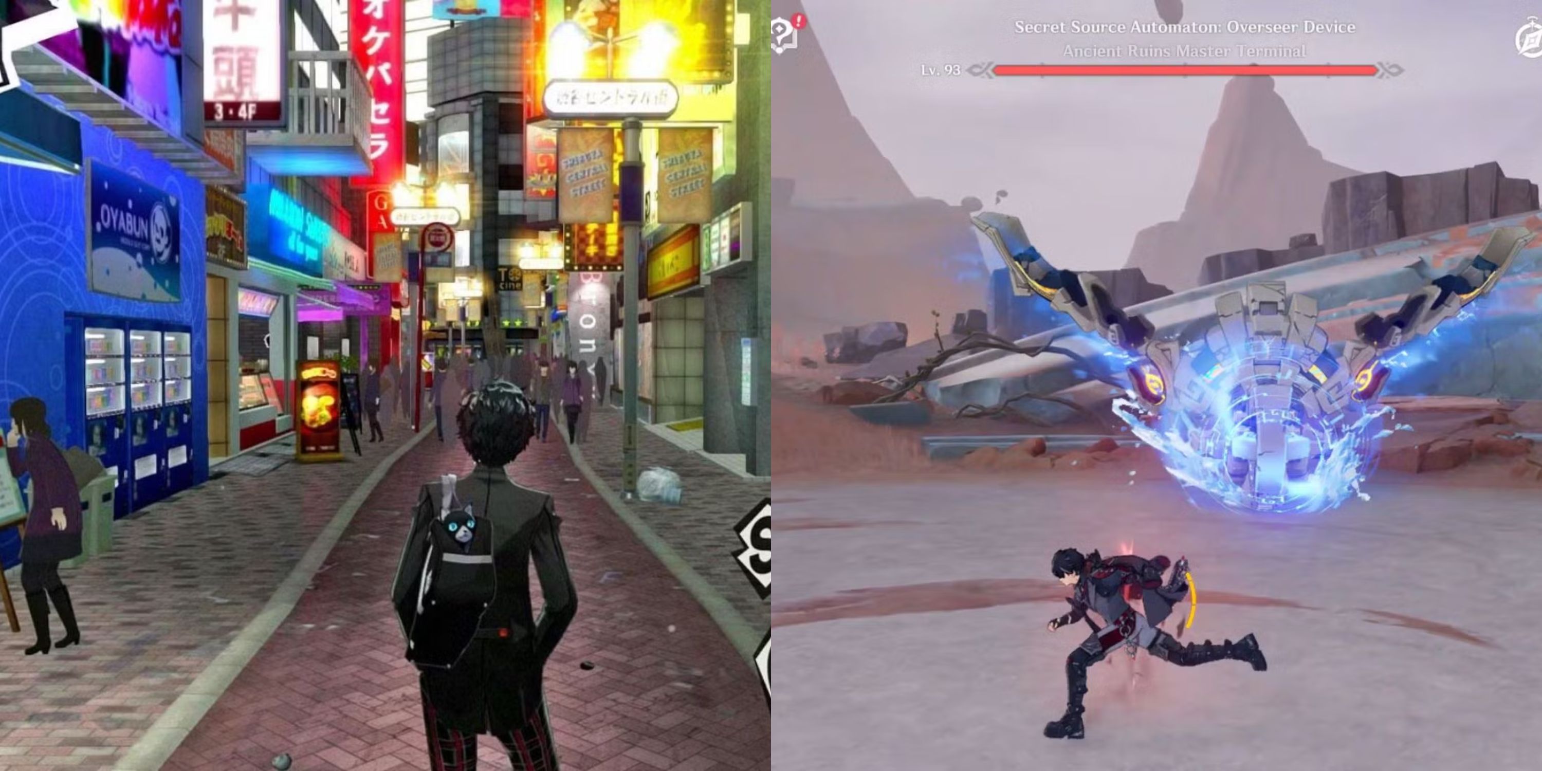 Persona 5 Royal and Genshin Impact