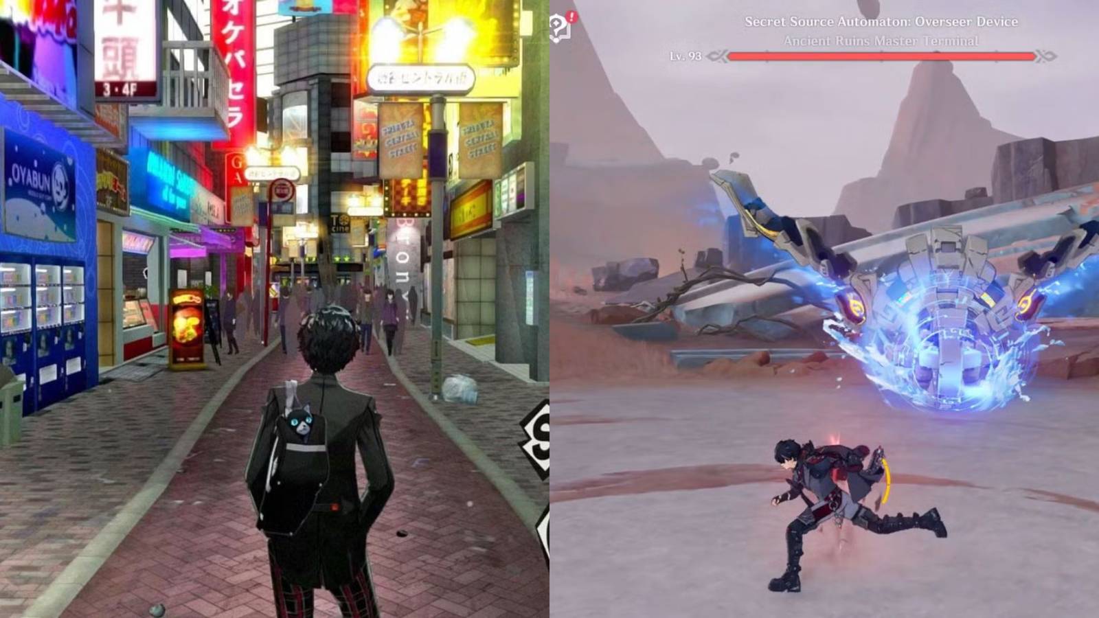 Persona 5 Royal and Genshin Impact