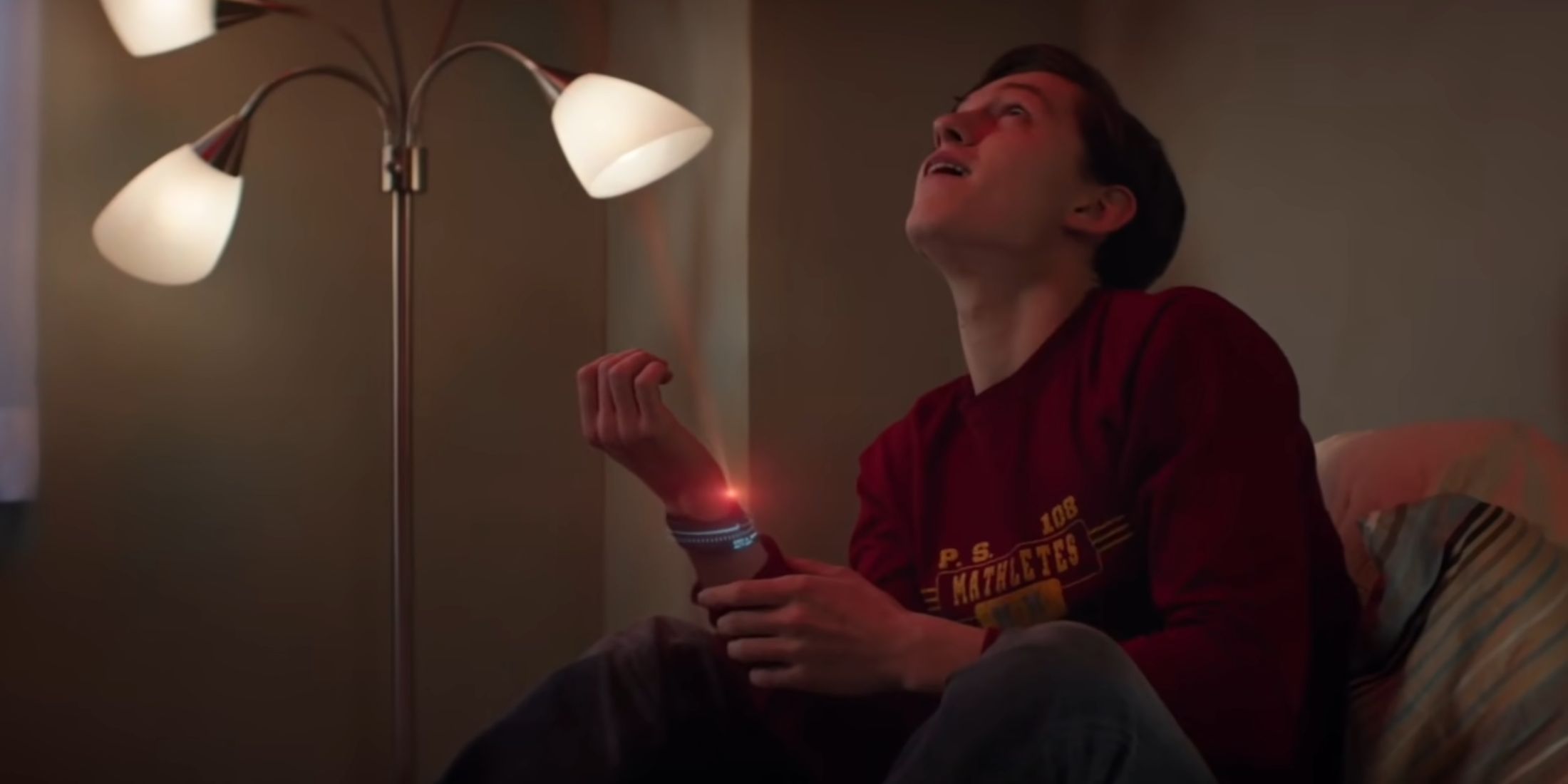 Peter finds the Spider-Signal in his web-shooters - Captain America: Civil War