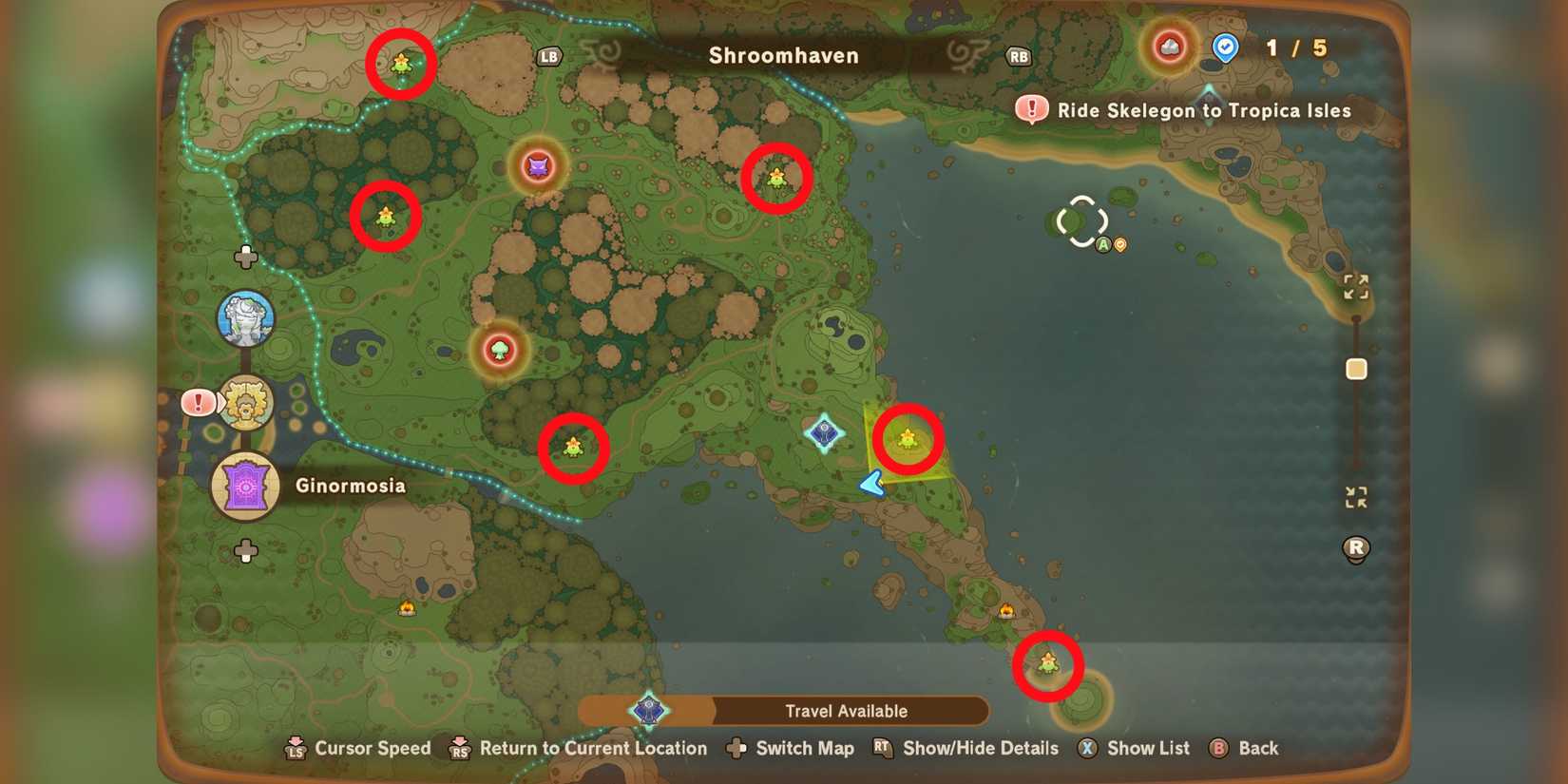 Pettlewing Woods Leafe Locations Fantasy Life I