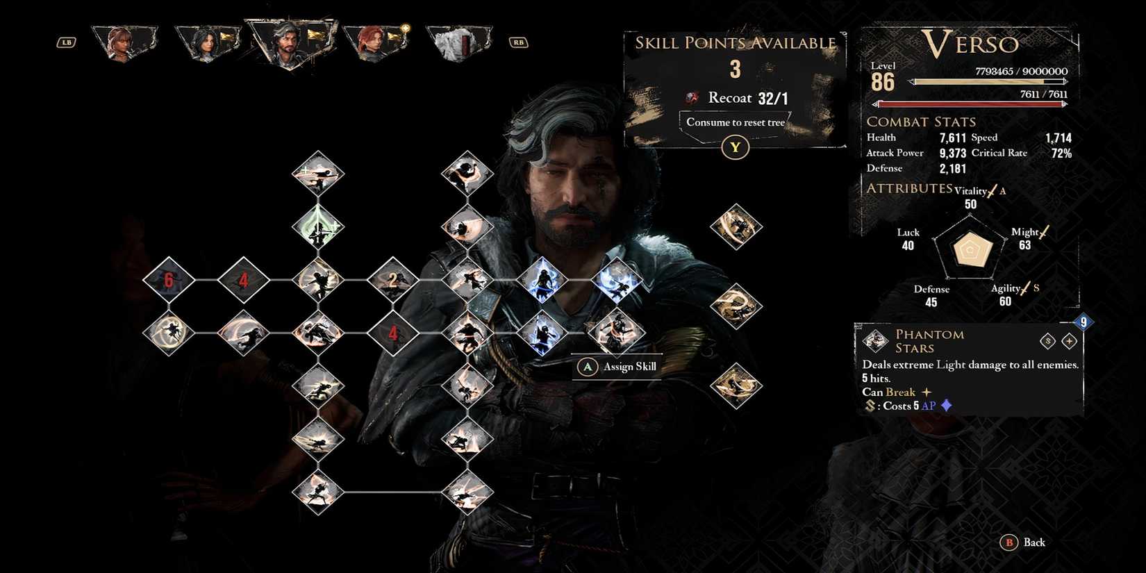 Phantom Stars skill in Clair Obscur Expedition 33