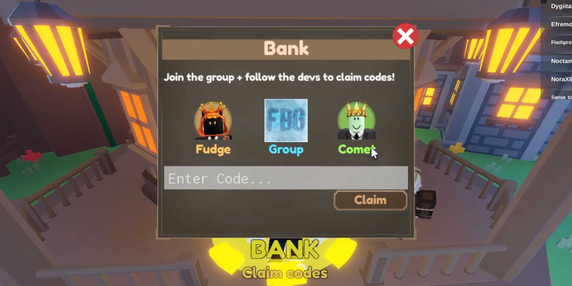 Pixel blade tab codes