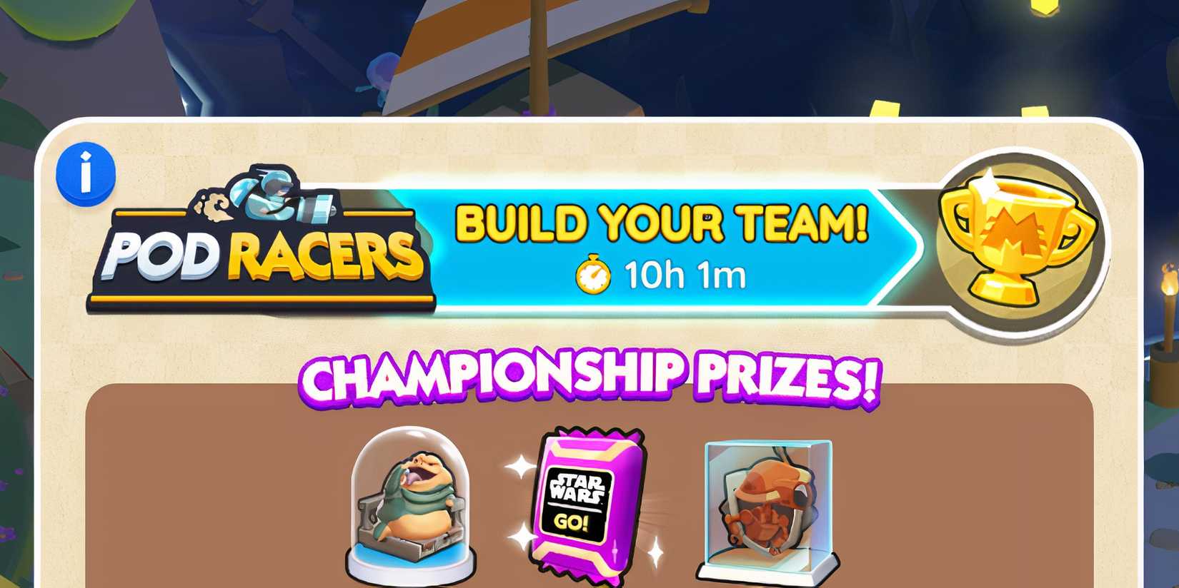 Pod Racers Monopoly GO