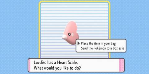 pokemon brilliant diamond and shining pearl luvdisc heart scale