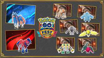 Pokémon GO: Scambio Leggendario Cromatico (Shiny) Con Sfondo Speciale GO Fest 2025 - Foto 1