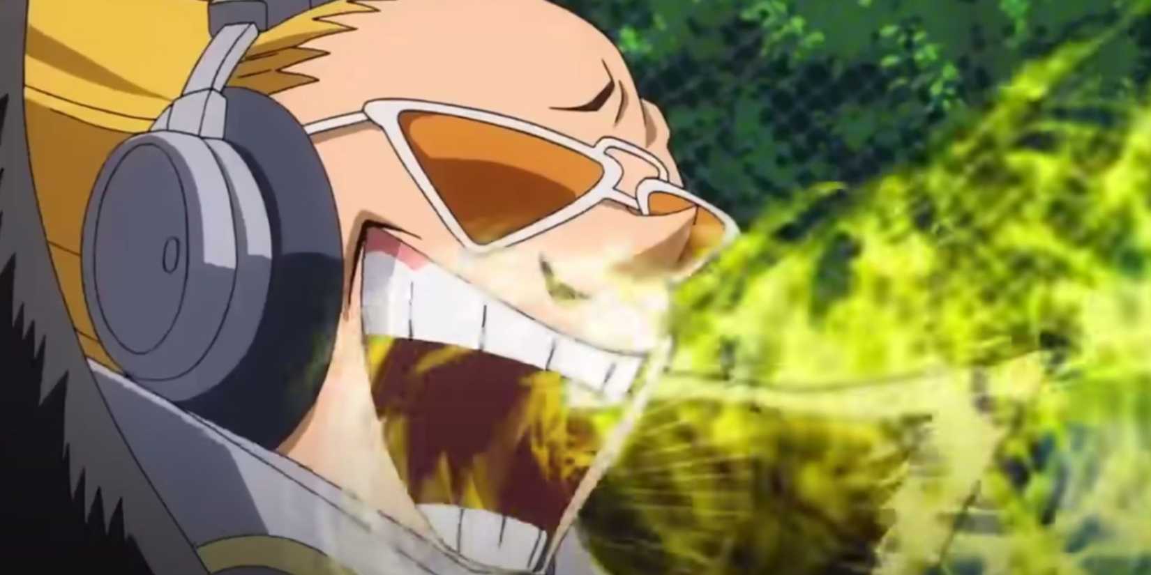 Present the microphone using voice quirk in mha