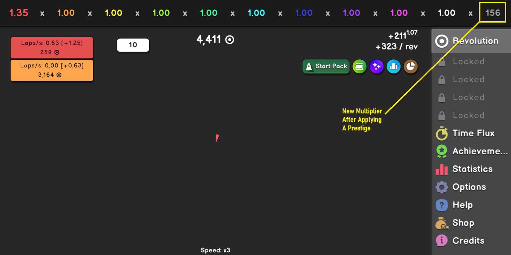 Prestige Result - Revolution Idle