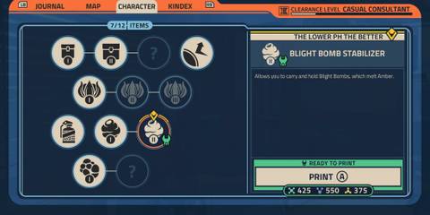 Printing Blight Bomb Stabilizer Revenge of the Savage Planet