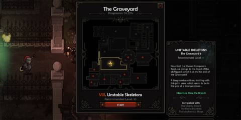 Progression in the Graveyard in the Slormancer