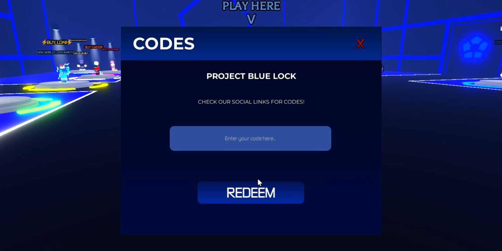 Roblox Project Blue Lock Codes